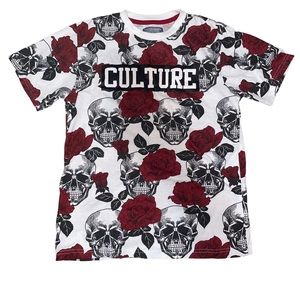 Skulls and Roses "Cuture" Tee Civil Sektor Kids Large